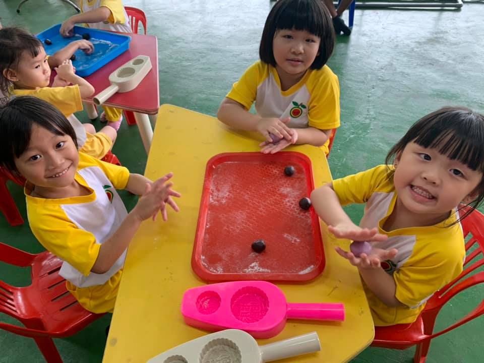 Mooncake making